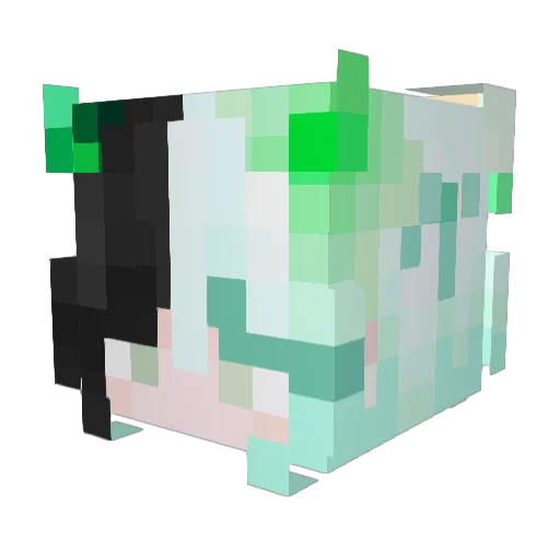 piehiker Minecraft avatar head, 3D render