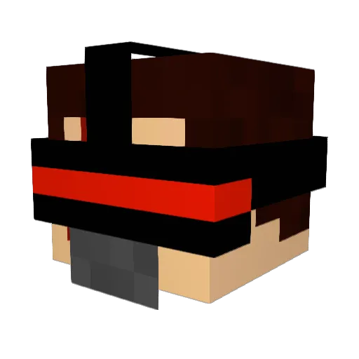 pieman66 Minecraft avatar head, 3D render