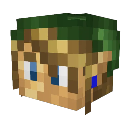 pieman999999 Minecraft avatar head, 3D render