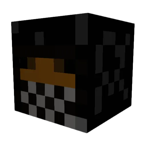 piemonn Minecraft avatar head, 3D render