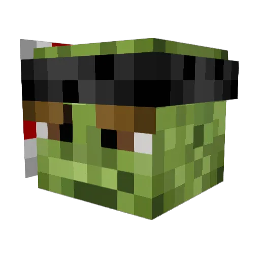 piemonster135 Minecraft avatar head, 3D render