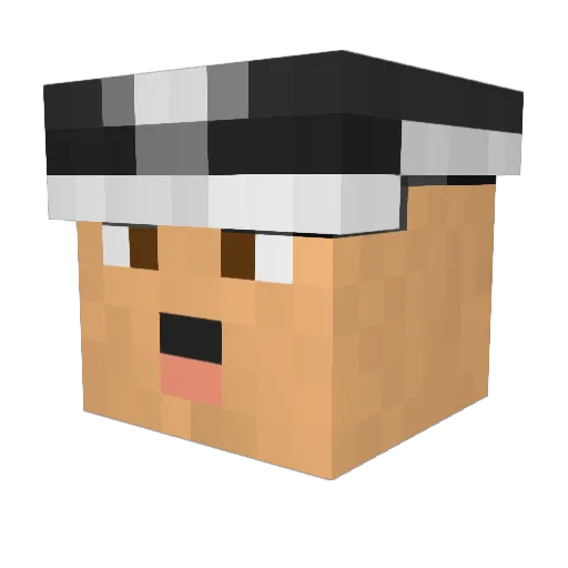 piercegottem14 Minecraft avatar head, 3D render