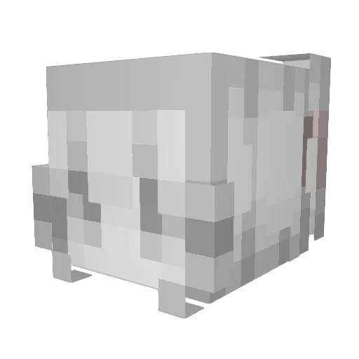 piercethekayy Minecraft avatar head, 3D render