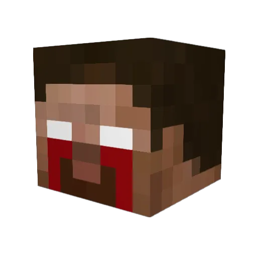 piercito08 Minecraft avatar head, 3D render