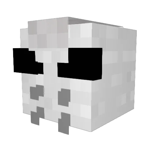 piergat Minecraft avatar head, 3D render