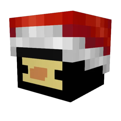 pieroszki3 Minecraft avatar head, 3D render