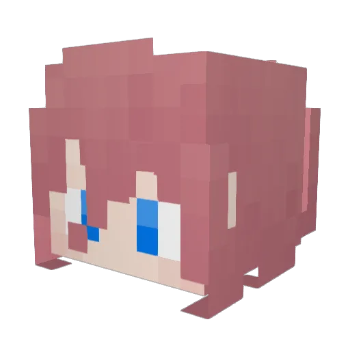 pierre2016 Minecraft avatar head, 3D render