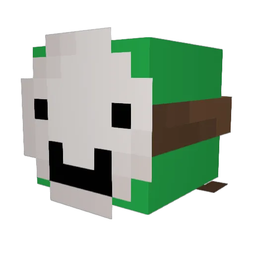 pierre_go_pewpew Minecraft avatar head, 3D render
