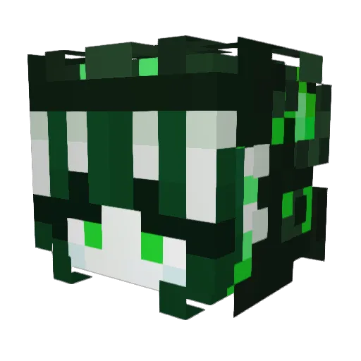 pierre_leclerc Minecraft avatar head, 3D render