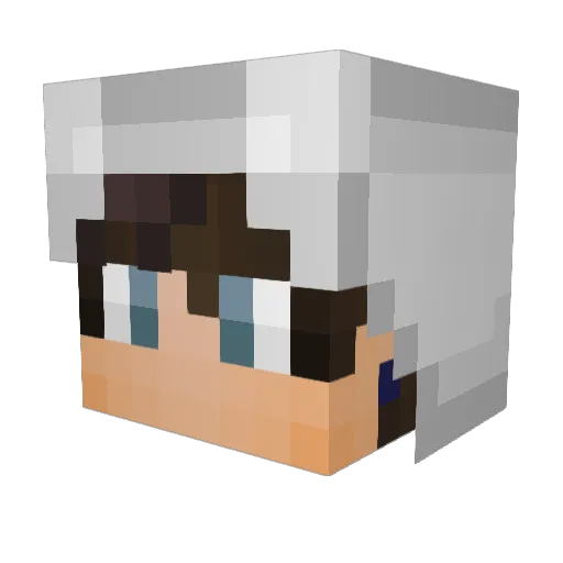 pierre_srrnd Minecraft avatar head, 3D render