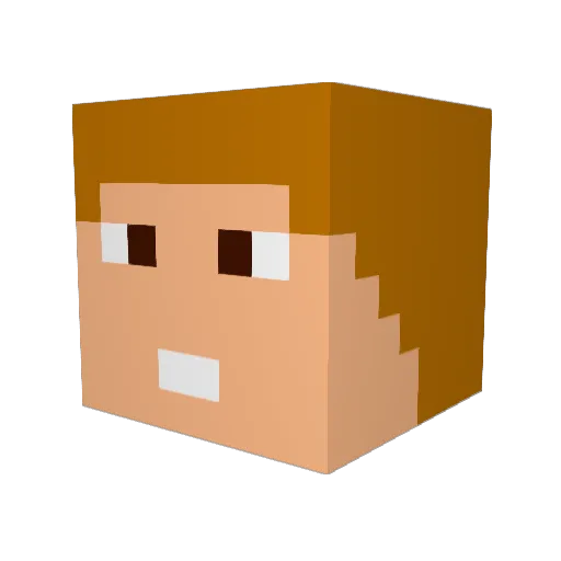 pierremy99 Minecraft avatar head, 3D render