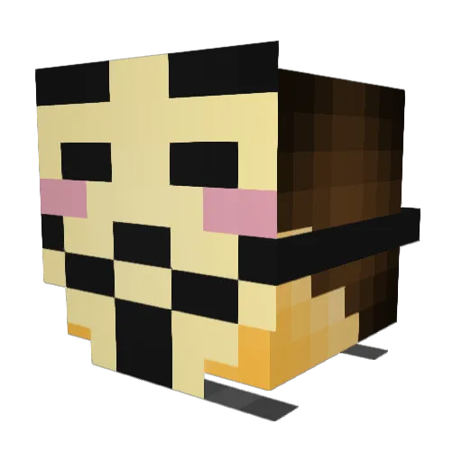 pierro510 Minecraft avatar head, 3D render
