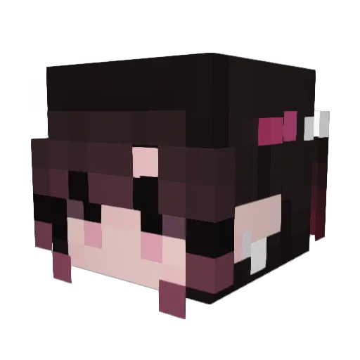 pietraw Minecraft avatar head, 3D render