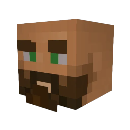 pietrocervai Minecraft avatar head, 3D render