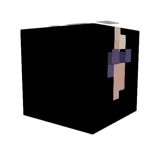 pietrotro Minecraft avatar head, 3D render