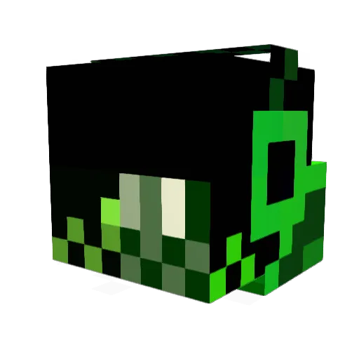 pietruzz Minecraft avatar head, 3D render