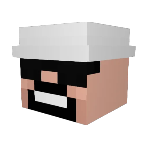 pietymori Minecraft avatar head, 3D render
