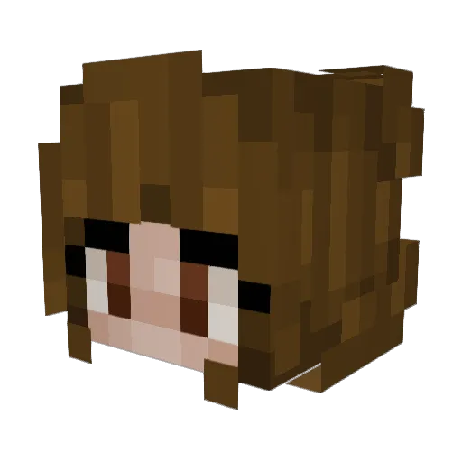 pig616 Minecraft avatar head, 3D render