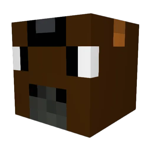 pigcat7 Minecraft avatar head, 3D render