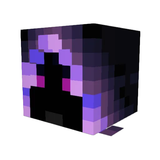pige0npunter Minecraft avatar head, 3D render