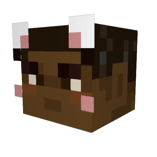 pigeonob Minecraft avatar head, 3D render