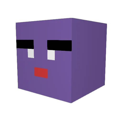 piggy11234 Minecraft avatar head, 3D render