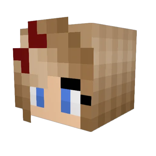 piggy207207 Minecraft avatar head, 3D render