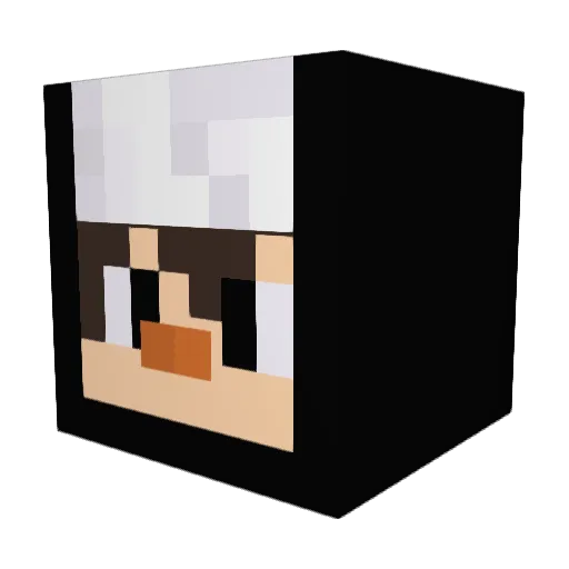 piggyboyO3 Minecraft avatar head, 3D render