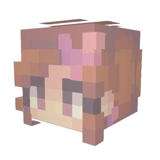 piggygames69 Minecraft avatar head, 3D render