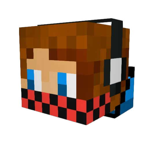 piggygonewild Minecraft avatar head, 3D render