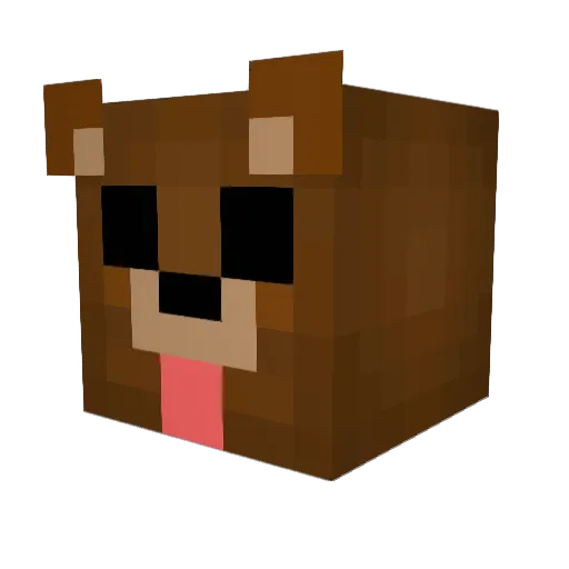 piggyking74 Minecraft avatar head, 3D render