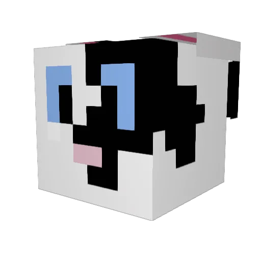 piggylover55 Minecraft avatar head, 3D render