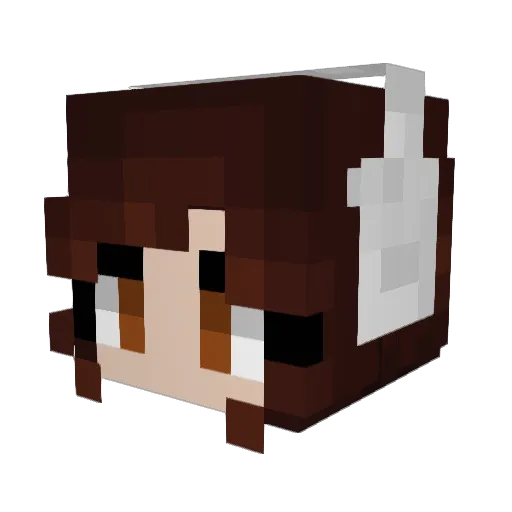 piggysheepzoe Minecraft avatar head, 3D render