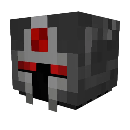pighero_05 Minecraft avatar head, 3D render