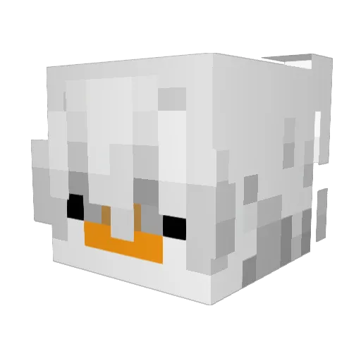 pigim6 Minecraft avatar head, 3D render