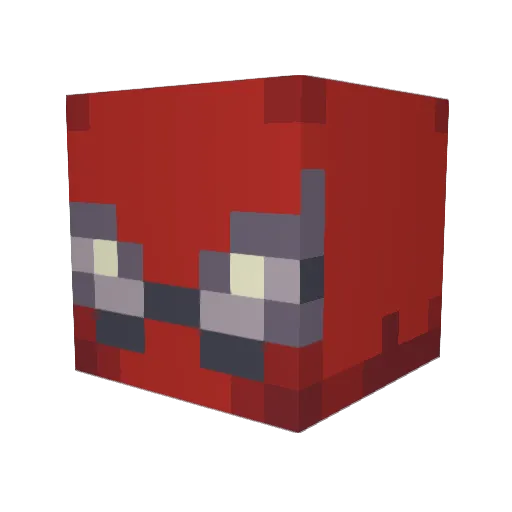 pigjr Minecraft avatar head, 3D render