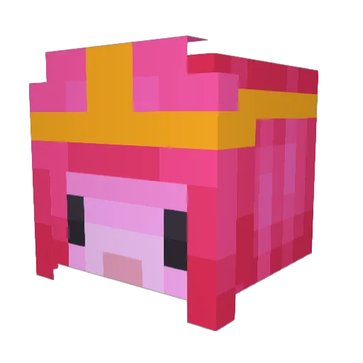 pigmato Minecraft avatar head, 3D render
