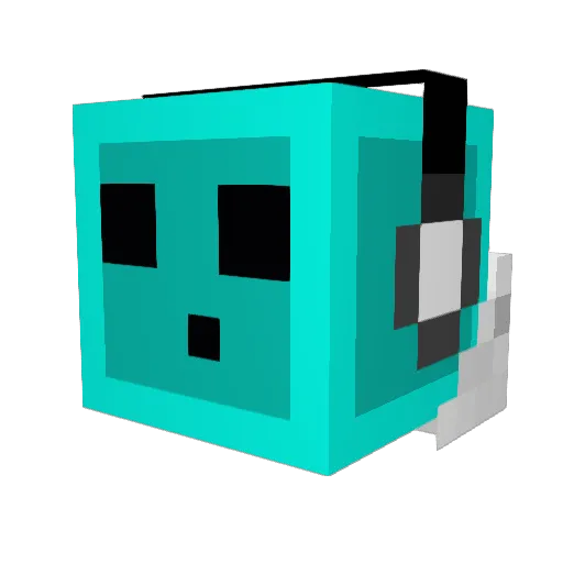 pigrider_101 Minecraft avatar head, 3D render
