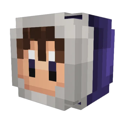 pigstar0517 Minecraft avatar head, 3D render