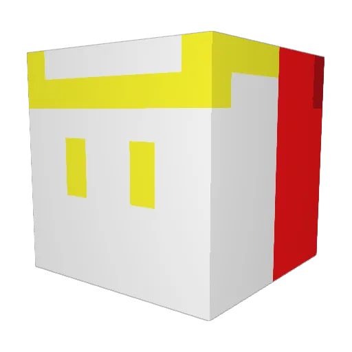 pigyg Minecraft avatar head, 3D render