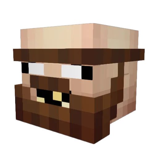 pihvit Minecraft avatar head, 3D render