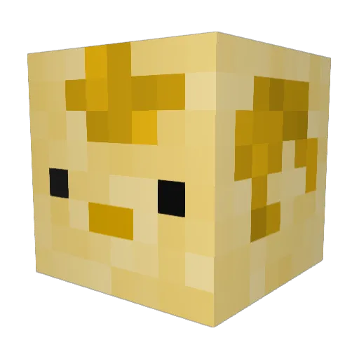 piipio Minecraft avatar head, 3D render