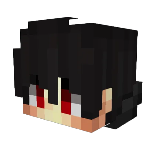 piixelYT Minecraft avatar head, 3D render
