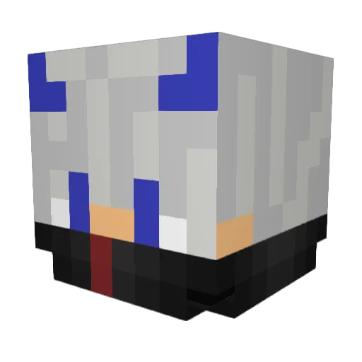pijo2000ZW Minecraft avatar head, 3D render