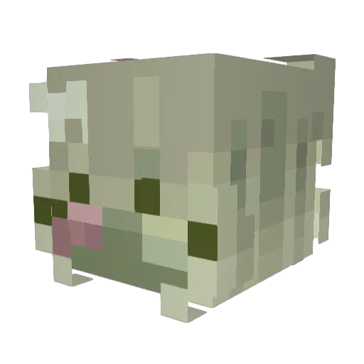 pik0is Minecraft avatar head, 3D render