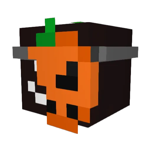 pik_45 Minecraft avatar head, 3D render