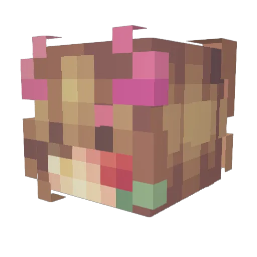 pikachu0623 Minecraft avatar head, 3D render