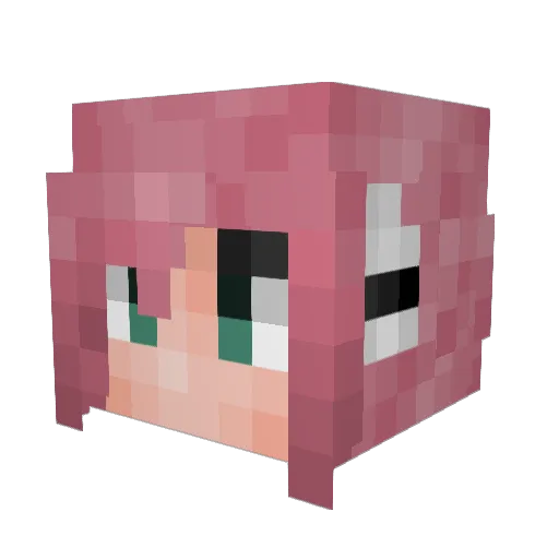 pikachu141 Minecraft avatar head, 3D render