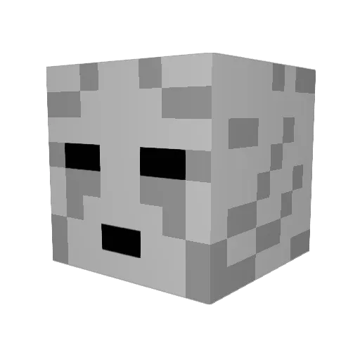 pikachu8100 Minecraft avatar head, 3D render