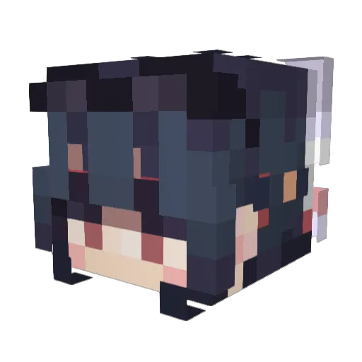 pikachu_blink Minecraft avatar head, 3D render